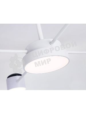 Потолочный светодиодный светильник с пультом Ambrella light FL51631/4+1 WH белый 3000K-6400K 48W 910*745*300 (ПДУ ИК)