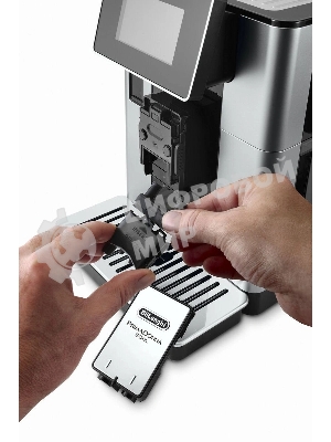 Кофемашина автоматическая DeLonghi ECAM610.55.SB черный/серебристый, исп. кофе - молотый/зерновой, 2.2 л, 1450 Вт, 19 Бар