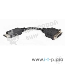 Переходник DisplayPort - DVI Cablexpert A-DPM-DVIF-002, 20M/19F, черный, пакет