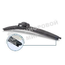 Щетка стеклоочистителя бескаркасная GOODYEAR GY000418 frameless 18''/45 см всесезонная multiclip