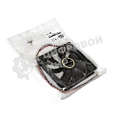 Вентилятор для корпуса ExeGate E12025H4P-PWM черный, 120 мм, 1500 об/мин, 24 дБ, 4 pin