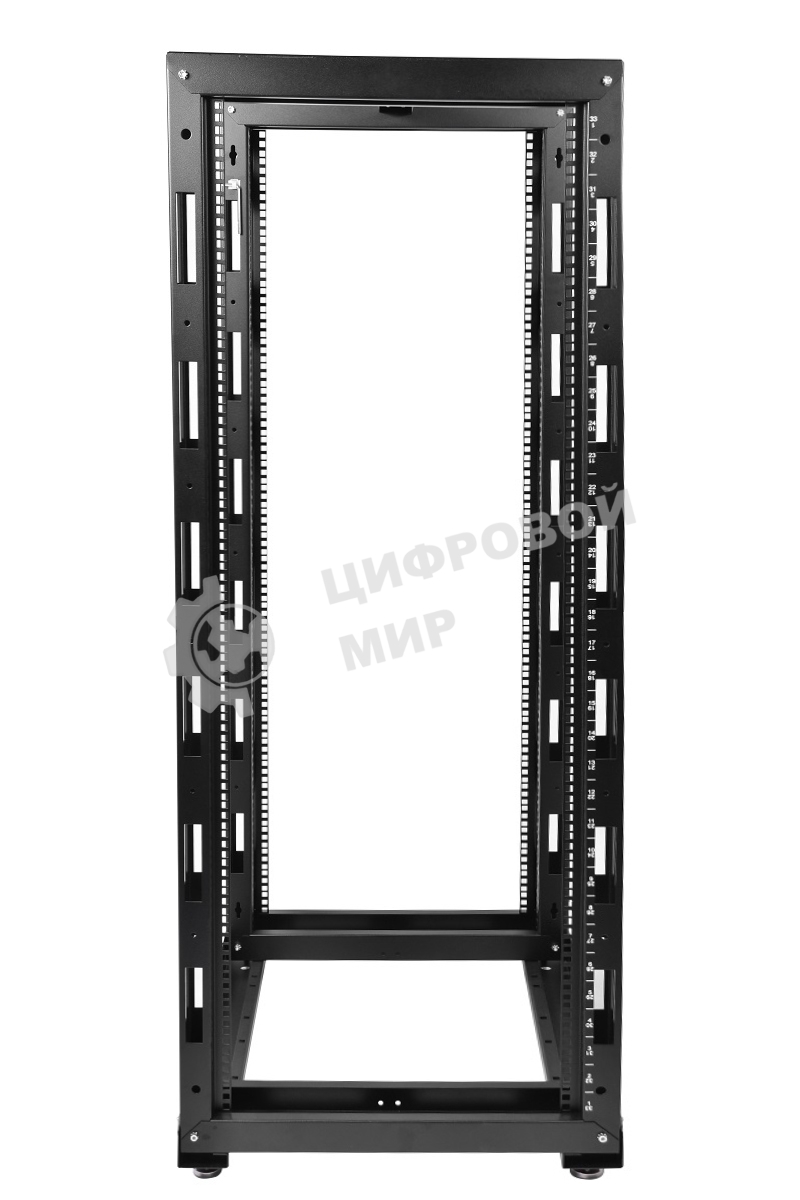 Стойка телеком. универсальная 33U двухрамная, цвет черный (СТК-33.2-9005) (1 коробка)