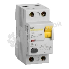 Выключатель дифференциального тока (УЗО) IEK MDV10-2-063-100 ВД1-63 2Р 63А 100мА IEK