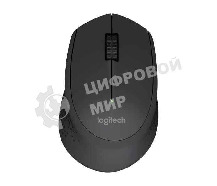 Мышь беспроводная Logitech M280 черный, 1000 dpi, радиоканал, USB, кнопки - 3