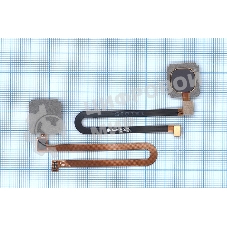 Шлейф со сканером отпечатка пальца для Xiaomi Mi 5S Plus черный