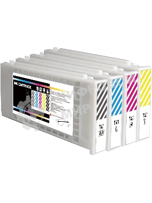 Картридж струйный Cactus CS-EPT41F5 (T41F5) черный пигментный (350 мл) для Epson SureColor SC-T5400M/SC-T3405/SC-T5405