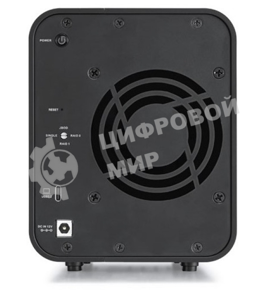 Сетевое хранилище TerraMaster D5 Hybrid DAS tower/RAID 0, 1, JBOD, SINGLE/up to (2xHDD + 3xM.2 SSD)/1xUSB3.2 Gen2/1xPS/1YW