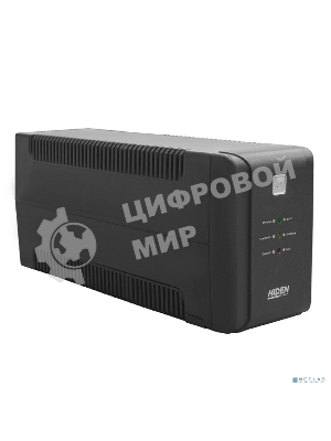 Источник бесперебойного питания HIDEN EXPERT ULS600E 600ВА/360Вт Линейно-интерактивный, 2xSchuko LED, USB, встроенный АКБ 1x12B/7Ач УТ-00002465
