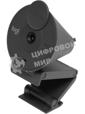 Веб-камера Logitech Brio 300 1920x1080, 30 кадр/с, USB Type-C, микрофон (шумоподавление), автоматическая фокусировка, автоосвещение, универсальное крепление