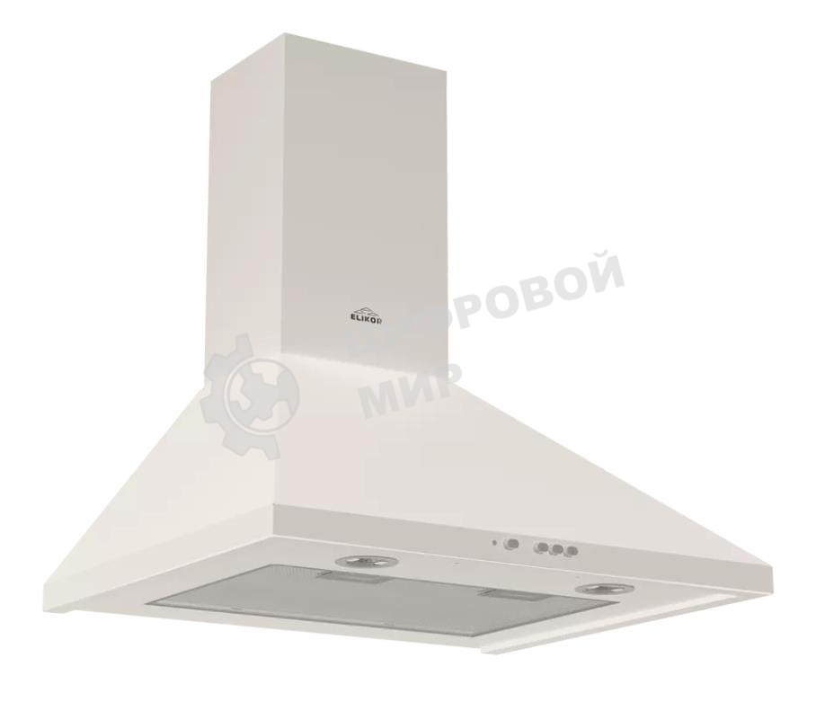 Вытяжка каминная Elikor Вента 90П-650-К3Д топленое молоко, 90 см, 650 куб. м/ч, 56 дБ