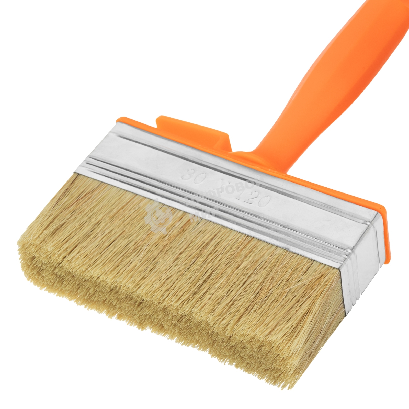 Кисть-ракля Sparta 30х120 мм, натуральная щетина, пластмассовый корпус, пластмассовая рукоятка