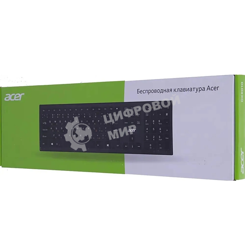 Клавиатура беспроводная Acer OKR010, USB, Радиоканал, черный
