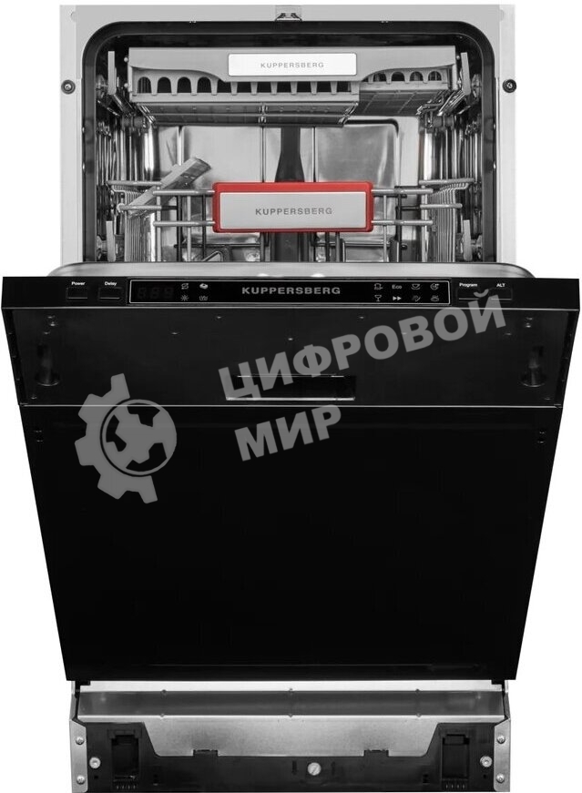 Встраиваемая посудомоечная машина Kuppersberg GS 4557, серебристый, 44.8 см, 11 компл., 49 дБ, класс A++