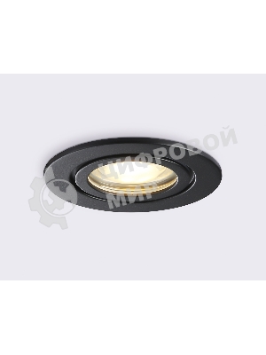 Светильник Ambrella light TN1151 BK черный IP44 GU5.3 D85*28