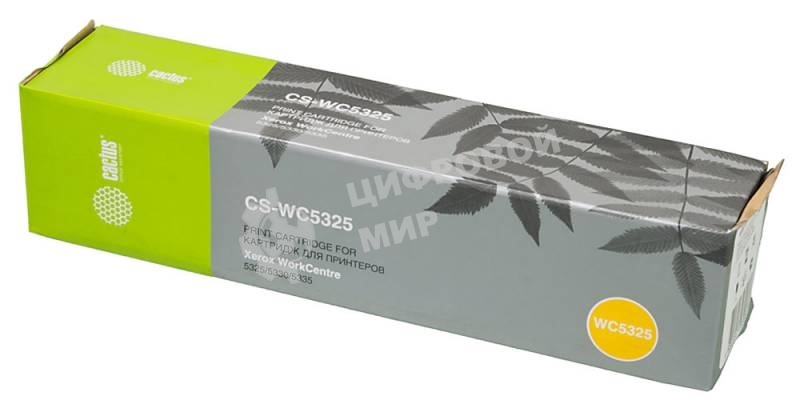 Картридж лазерный Cactus CS-WC5325 (006R01160) черный (30000 стр.) для Xerox WorkCentre 5325/5330/5335