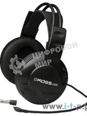 Проводные наушники Koss UR20 черный, полноразмерные, Jack 3.5 мм