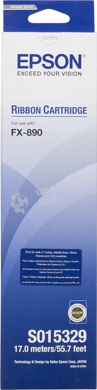 Картридж ленточный Epson C13S015329BA черный (75000000 стр.) для Epson FX-890