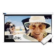 Экран Cinema S'OK SCPSM-600x338HD-ED120 16:9 271' Pro настенно-потолочный, моторизованный, 600x338см, фибергласс, черный корпус, экстрадроп 120см