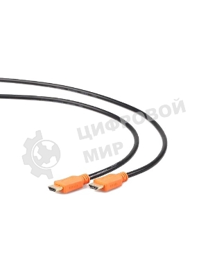 Кабель Cablexpert HDMI CC-HDMI4L-10, 19M/19M, v2.0, серия Light, позол.разъемы, экран, 3м, черный, пакет