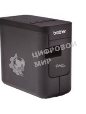 Принтер для наклеек Brother P-Touch PT-P750W (ленты TZe, HSe 3,5/6/9/12/18/24 мм, 30 мм/с, 180х360т/д, автообрез. с полуобрезкой, печать ШК, USB2.0, WiFi, NFC, Wi-Fi Direct, БП, USB-кабель, ПО, лента 24мм/4м, замена PT-2430PC)