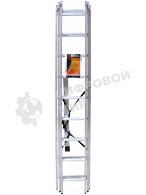 Лестницы, стремянки Вихрь Лестница алюминиевая трехсекционная ЛА 3х9