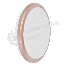 Светильник LED ДПБ 3205 24Вт IP54 4000K круг роз. золото LDPB0-3205-24-4000-K01 IEK