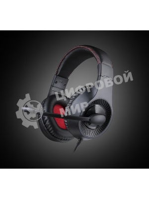 Гарнитура Redragon Pelias чёрный, проводная, 2 x mini jack 3.5 мм, подсветка