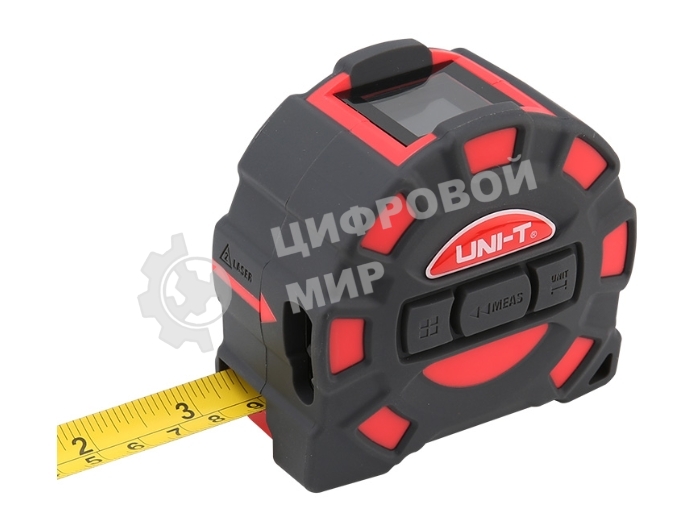 Рулетка 5 м с лазерным дальномером UNI-T LM40T до 40 метров