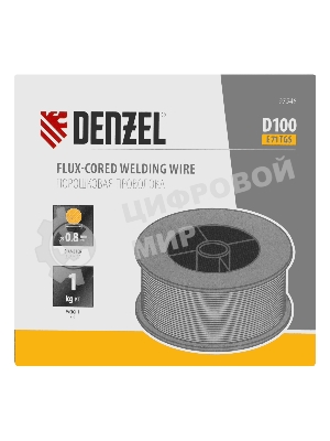 Порошковая проволока Denzel Е71TGS, диам. 0,8 мм, 1 кг, диам. катушки D100