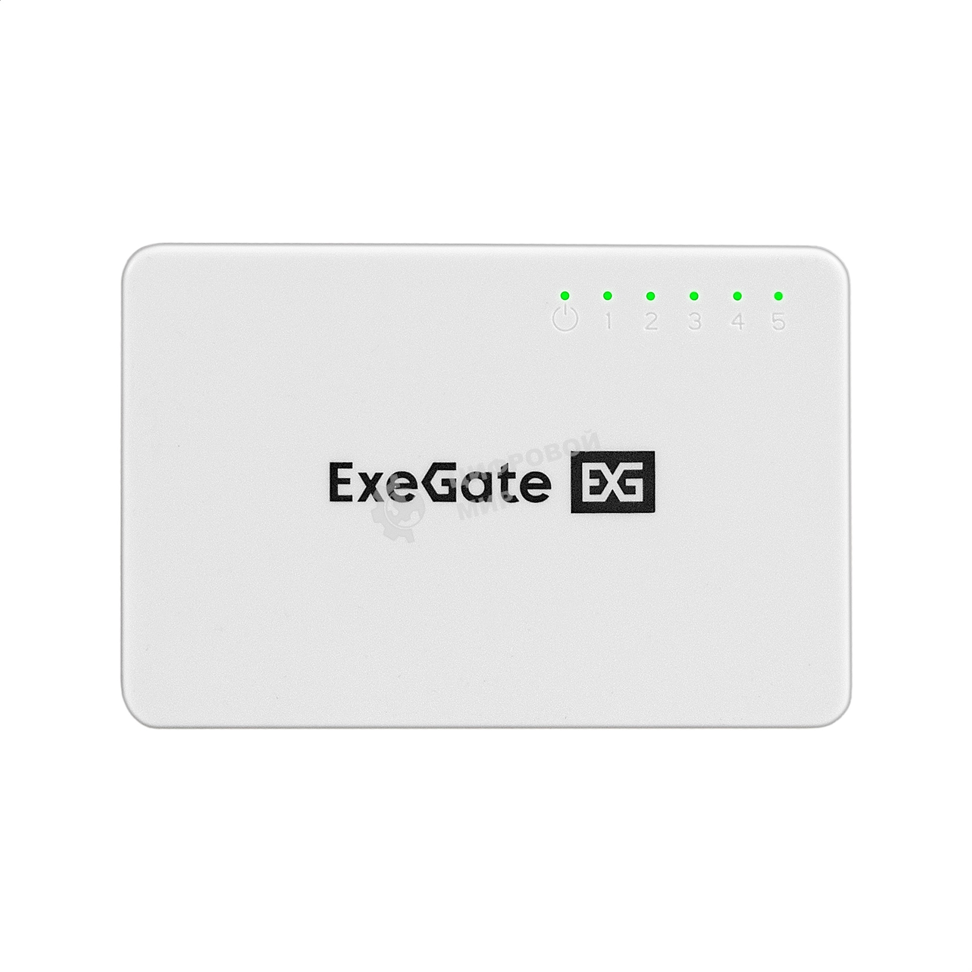 Коммутатор неуправляемый ExeGate EDGS-1005С (5-портовый гигабитный UTP 10/100/1000 Base-T, с функцией энергосбережения (EEE), настольный)