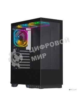 Компьютерный корпус Defender HyperHub черный,ATX,3fans,switchM/BSync