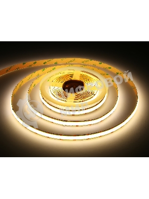 Светодиодная лента Ambrella light GS4802 COB 616Led/19W m/ 24V IP20 4500K/ 5m*12mm*2mm (2 конт.)