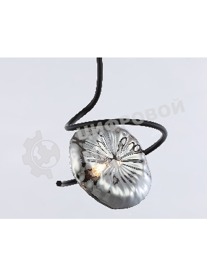 Светильник Ambrella light LH15001 BK/SM черный/дымчатый G9 max 40W D190*1400