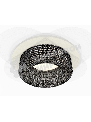 Комплект встраиваемого светильника Ambrella light XC7621021 SWH/BK белый песок/тонированный MR16 GU5.3 (C7621, N7192)