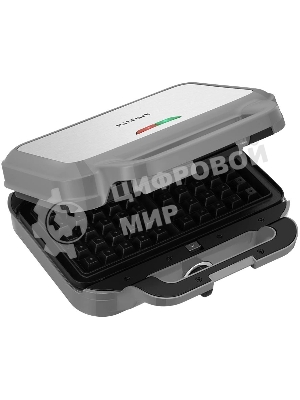 Вафельница Kitfort КТ-5605 900Вт серый/серебристый