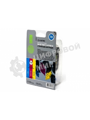 Картридж струйный Cactus CS-C6578D №78 голубой/пурпурный/желтый (19мл) для HP DJ 900/1220C/PS P000/P1100