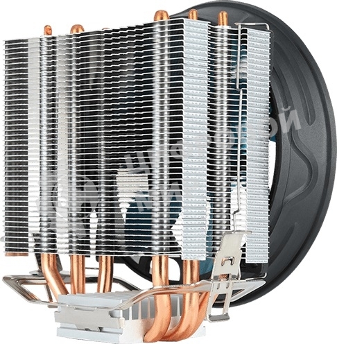 Кулер для процессора AeroCool / Formula Verkho 3 Plus серебристый, 120 мм, алюминий/медь, 2000 об/мин, 26.7 дБ, 4 pin, 125 Вт, 134 мм