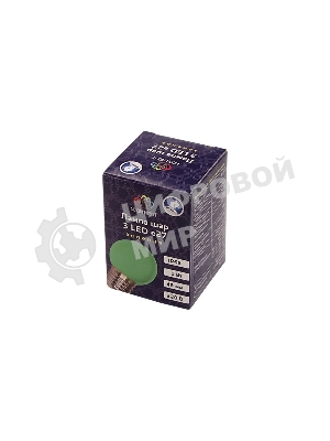 Лампа светодиодная Neon-night d-45 3 LED 1Вт шар E27 25лм 220В зеленый