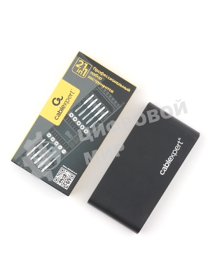 Отвертка с набором бит Cablexpert TK-SD-09R (21 предмет)