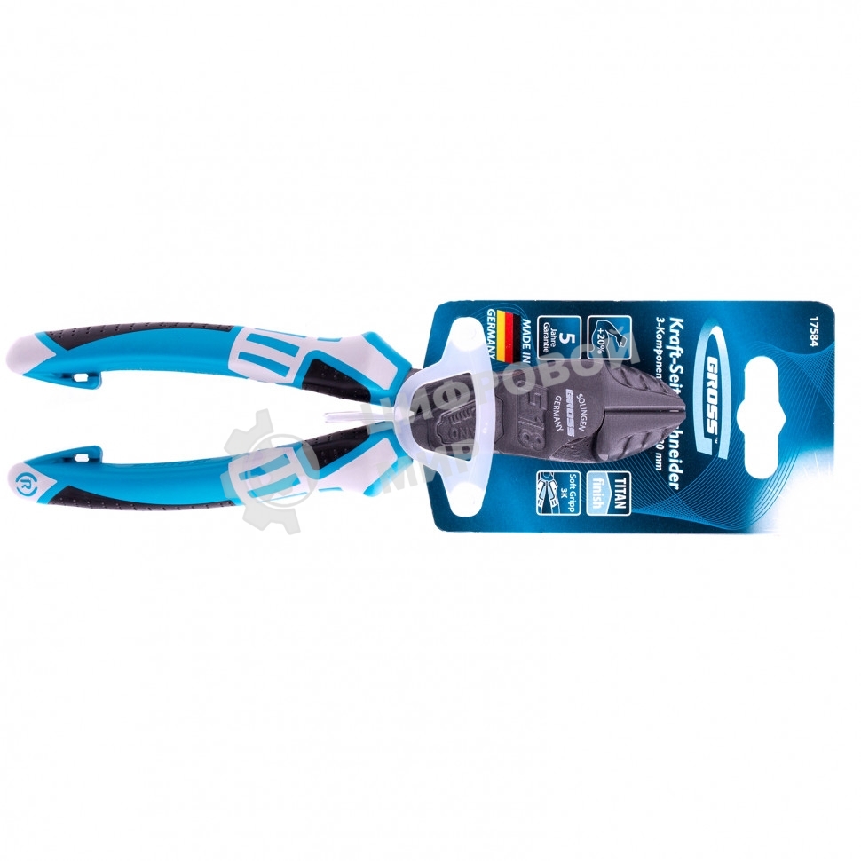 Бокорезы Gross 180 мм, усиленные, трехкомпонентные рукоятки