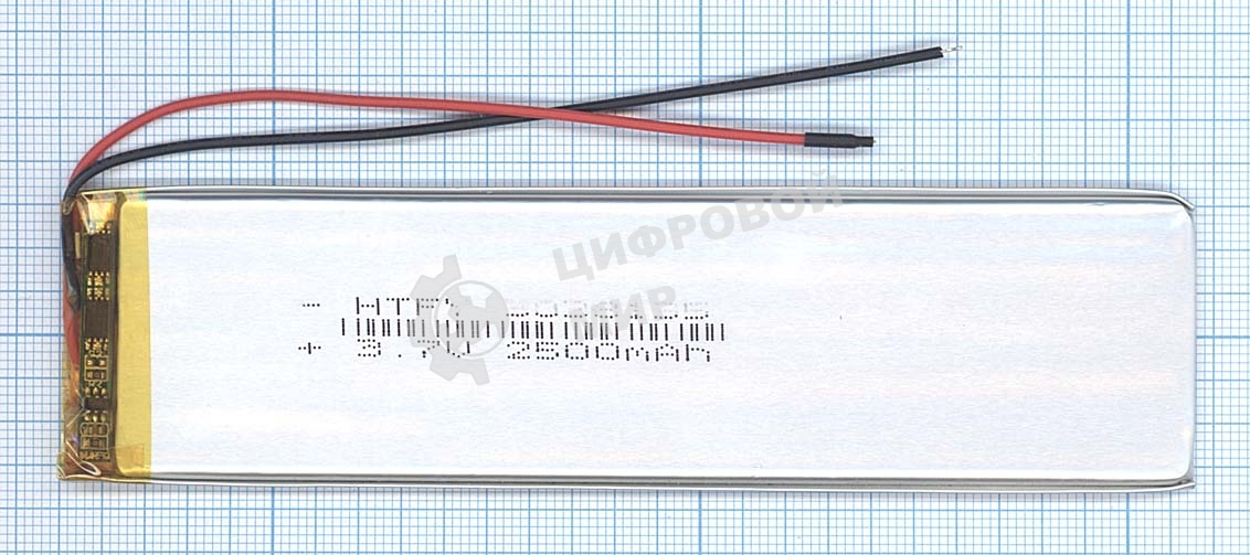 Портативный аккумулятор Li-Pol (батарея) 3*38*135мм 2pin 3.7V/2500mAh
