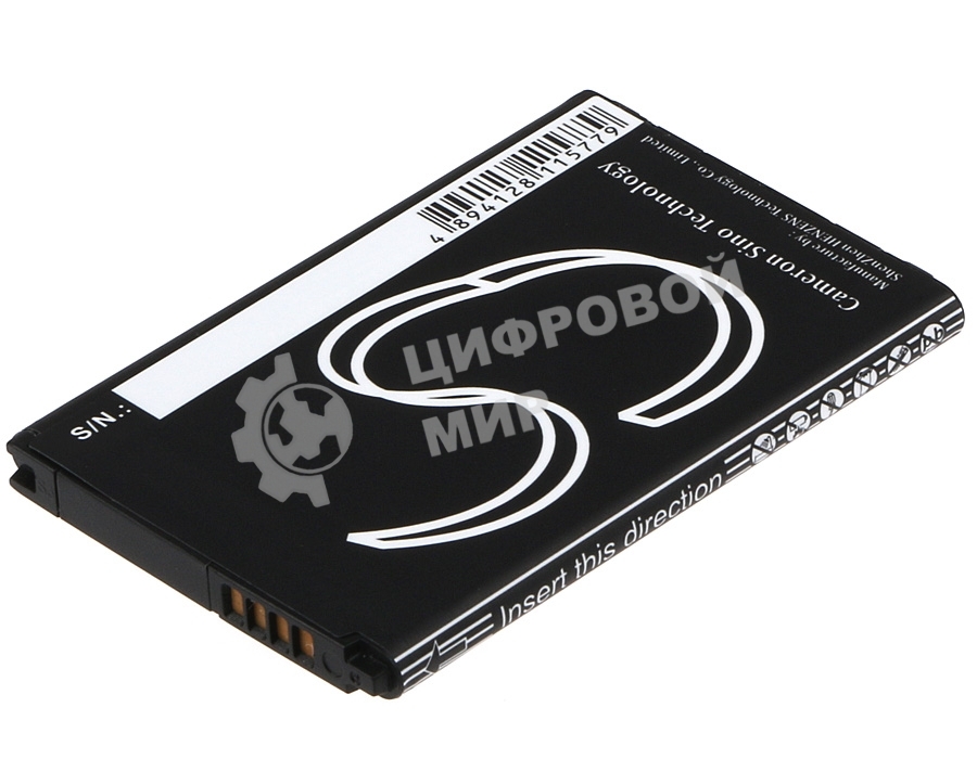 Аккумулятор CameronSino CS-LVS425SL BL-49JH для LG K120 3.7V, 1700mAh, 6.29Wh