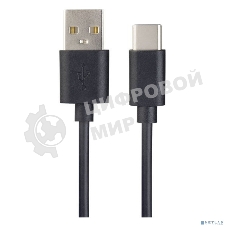 Кабель PERFEO USB2.0 A вилка - USB Type-C вилка, черный, 1 м., бокс (U4703)