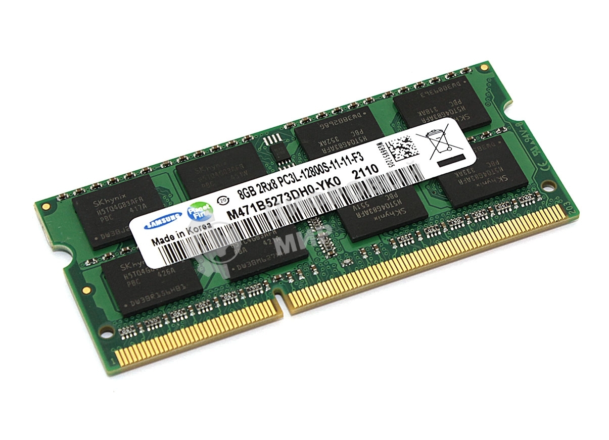 Оперативная память Samsung, DDR3L, 8Gb (1x8 Gb), 1600 MHz, CL11, SO-DIMM