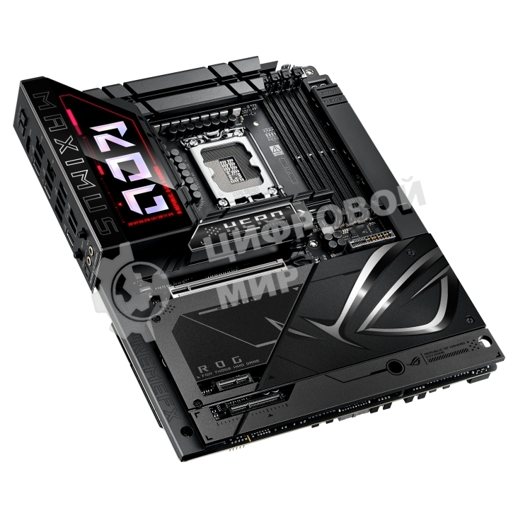Материнская плата ASUS ROG MAXIMUS Z890 HERO BTF, LGA1851, Intel Z890, 4xDDR5, 4xSATA, 6xM.2, 1xPCIe 5.0 x16, 1xPCIe 4.0 x4, 1xPCIe x1, 1xHDMI, 2xUSB-C (Thunderbolt 4), 1xUSB-C 3.2 Gen 2, 4xUSB-A 3.2 Gen 2, 4xUSB-A 3.2 Gen 1, 2x2.5Gb LAN, Wi-Fi 7, Bluetoo