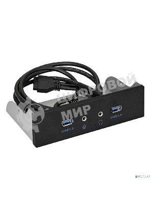 Планка USB на переднюю панель ExeGate EX289291RUS U5H-627, 5,25