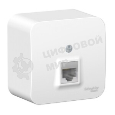 Розетка компьютерная ОП Blanca RJ45 кат.5e изол. пласт. бел. SchE BLNIA045001