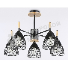 Светильник Ambrella light TR8015/5 BK черный E27*5 max 40W D600*385