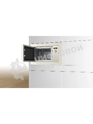 Встраиваемая микроволновая печь Bosch BEL653MP3 белый, 25 л, 800 Вт, переключатели - кнопки, поворотный механизм