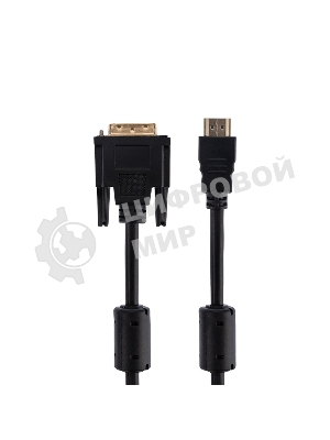 Кабель Rexant HDMI - DVI-Dgold5Мс фильтрами